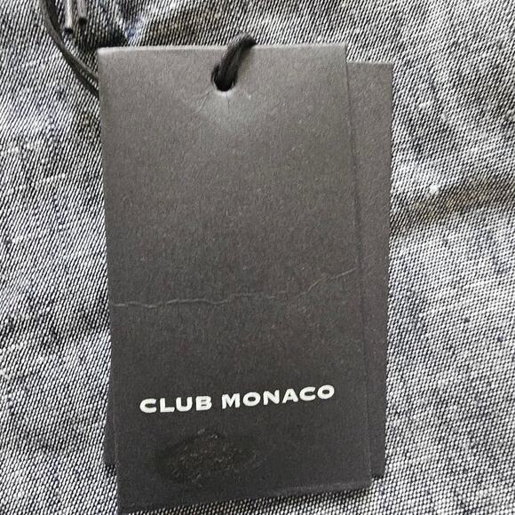 NWT Club Monaco Men's Blue Baxter Slim-Fit Chambray Shorts Size 36 - Picture 5 of 9